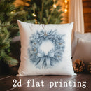 Axyaa Christmas Decorative Pillow Covers for Sofa, Bedroom, Car - Rectangular Cushion Cover
