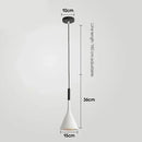 Axyaa Nordic Resin Pendant Light - Modern Minimalist Design E27 Bulb for Bedroom, Dining Room, Bar