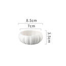 Axyaa Ceramic Seasoning Plate Set of 1 - Solid Color Cutlery Dinner Plates