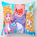 Axyaa Cartoon Print Designer Pillow Cases: Lankybox Series Home Decor Cushion Cover