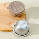 Axyaa Stainless Steel Sealed Sauce Dish with Lid - Condiment Container