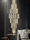 Axyaa Modern Crystal Chandelier for Luxury Indoor Lighting