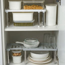 Axyaa Stackable Kitchen Organizer Rack for Cabinets & Counters