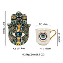 Axyaa Nordic Ceramic Espresso Cup and Saucer Set - 200ML