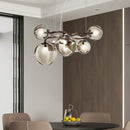 Axyaa Glass Chandelier: Postmodern Nordic Designer Pendant Lights for Home and Restaurant