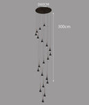 Axyaa Modern LED Ceiling Chandelier for Bedroom and Dining Room