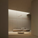 Axyaa Glass Pendant Lamp Line - Elegant Minimalist Design for Dining Room & Restaurant