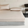 Axyaa Mulberry Silk Fitted Bed Sheet Double King Queen Luxury Mattress Cover