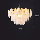 Axyaa Cloud Water Drop Glass Chandelier - French Retro Chic Pendant Lighting