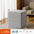 Axyaa Clothes Storage Bag: Foldable Quilt Organizer for Wardrobe - Large Capacity Clothing Storage