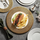 Axya Meteor Shower Dinner Plate Set - Elegant Ceramic Tableware Plate