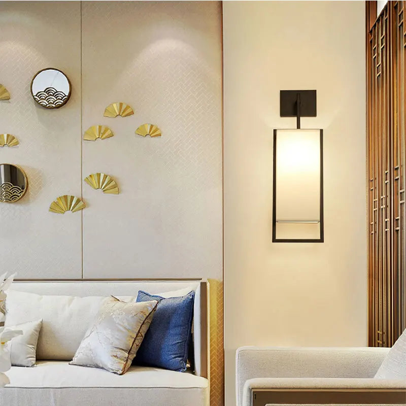 Axyaa Modern Chinese Bedside Wall Lamp for Bedroom, Living Room, Study, Hotel, Corridor