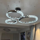 Axyaa Modern Luxury Crystal Pendant Chandelier for Bedroom, Dining, Living Room Lighting