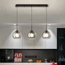 Axyaa Modern Glass Pendant Light LED Chandelier for Home Decor