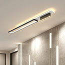 Axyaa Acrylic Strip LED Chandeliers with Spotlights for Living Room Bedroom Kitchen Lighting