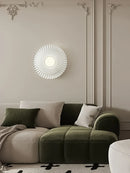 Axyaa French Cream Wind Wall Lamp - Elegant Carved Design for Bedroom & Living Room