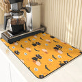 Axyaa Cute Ghost Pattern Coasters and Placemat Set