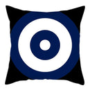 Sword Target Pattern Cushion Cover 45X45cm by Axyaa - Realistic Art Print Home Decor Pillowcase