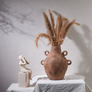 Axyaa Vintage Rough Art Flower Vases, Ceramic Home Ornaments, Earthenware Jars