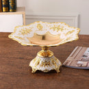 Axyaa High-end Zinc Alloy Fruit Plate - European Style Home Decor Craftsmanship