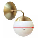 Axya Copper Wall Lamp: Nordic Style Waterproof Wall Light for Bathroom, Bedroom & Living Room