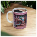 Axyaa Space Design Sewing Machine Ceramic Mug - Creative Gift for Sewing Lovers