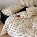 Axyaa Pink Korean Style Bedding Set - Twin to Queen Sizes