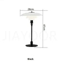 Axyaa Nordic Glass Desk Lamp for Bedroom and Living Room