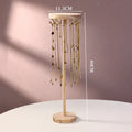 Axyaa Wood Jewelry Display Stand Necklace Hanger Organizer Rack
