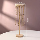 Axyaa Wood Jewelry Display Stand Necklace Hanger Organizer Rack