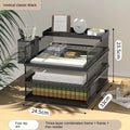 Axyaa Metal Multi-Layer File Rack Storage Box for Office Data Sorting