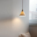 Axyaa Ceramic Copper Socket LED Pendant Light: Modern Nordic Decor ideal for Living/Dining areas