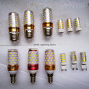 Axyaa LED Bulbs: G4 G9 E14 85-265V Holder for Crystal Chandeliers and Lamps