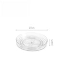 Axyaa Rotating Cosmetic Storage Organizer Shelf - 360 Transparent Rack for Bathroom and Kitchen