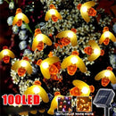 Axyaa Solar Bee String Lights: 8 Modes, Waterproof Outdoor Fairy Light for Garden Party