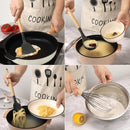Silicone Kitchen Utensils Set with Storage Bucket - Axyaa Brand