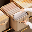 Axyaa Clothes Organizer Box: Pants, Sweater, Jeans Storage for Wardrobe