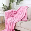Axyaa Cozy Plush Fleece Blanket for Bed Sofa - All Season Lightweight Warm Winter Blanket