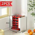 Axyaa Kitchen Instant Noodle & Tissue Storage Box: Multi-functional Desktop Shelf