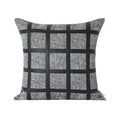 Axyaa Nordic Style Living Room Sofa Pillow in Black Gray Stitching - Hotel Quality