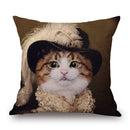 Axyaa Nordic Animal Cartoon Print Cushion Cover - Sofa & Bedroom Decoration Pillowcase