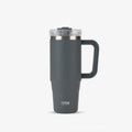 Axyaa Stainless Steel Vacuum Tumbler with Straw and Handle