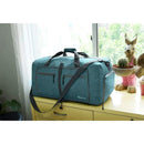 Axyaa Foldable Duffle Bag with Shoes Compartment - Waterproof & Tear Resistant