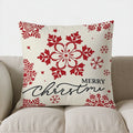Axyaa Winter Festive Decorative Pillow Cover: Sofa, Bedroom, Car Cushion Cover