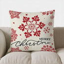 Axyaa Winter Festive Decorative Pillow Cover: Sofa, Bedroom, Car Cushion Cover