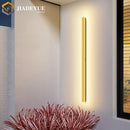 Axyaa Golden Modern Outdoor LED Wall Light - IP65 Waterproof Garden Lighting