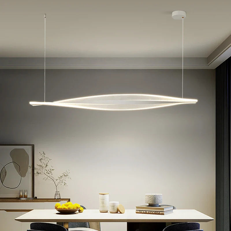 Modern Acrylic Pendant Light by Axyaa - Sleek Hanging Lamp for Dining Room, Kitchen, Bar