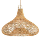 Axyaa Zen Tea Room Collection: Hand-woven Lampshade, Rattan Chandelier, Bar Counter, Bedroom Zen Decor
