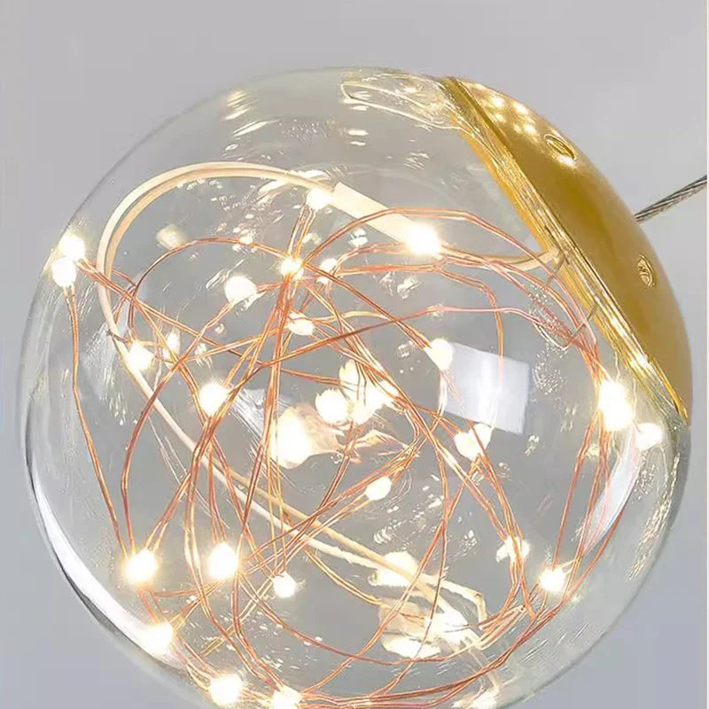Axyaa Staircase Chandelier - Elegant Ceiling Lights - Hall Indoor Lighting Fixtures