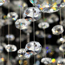 Axyaa Modern Crystal Chandelier LED Lamp for Hotel Villa Hall